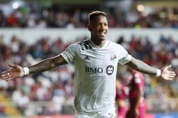 El delantero Romell Quioto anotó el segundo gol del Impact Montreal frente al Saprissa en la Champions de Concacaf. Fotos AFP