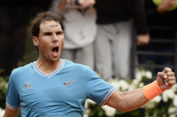 El tenista español Rafael Nadal se clasificó a la gran final del Masters 1000 de Roma.