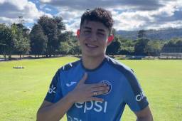 Jefryn Macías ya inició con la pretemporada en su nuevo club, Motagua.