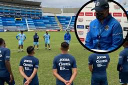 Motagua entrenó tarde en el estadio Cuscatlán, uno de los mejores en Centroamérica.