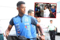 'Choco' Lozano viajó con la Selección de Honduras con rumbo a Trinidad y Tobago.