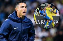 Cristiano Ronaldo fue castiago con dos partidos de suspensión por un codazo a su rival.