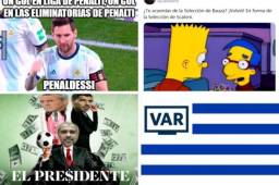 Argentina sufrió para vencer a Ecuador con un gol de penal de Messi y no se salvan de los memes. Uruguay recibió 'ayuda' del VAR ante Chile.