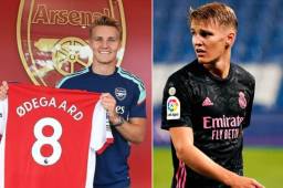 Martin Odegaard abandonó el Real Madrid y firmó por el Arsenal hasta 2026.