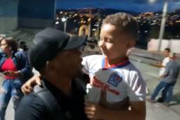 El portero de la Selección Nacional es muy querido por los aficionados del Olimpia y así se lo demostraron.