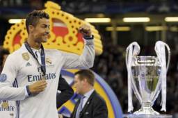 Cristiano Ronaldo llegó a cinco Champions League con el Real Madrid.