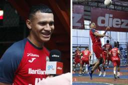 Kervin Arriaga entrena con Marathón tras terminar la temporada en la MLS. FOTOS: Neptalí Romero y Mauricio Ayala