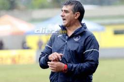 Diego Vázquez se mostró satisfecho con el 5-0 de Motagua en El Progreso. Foto: Neptalí Romero.