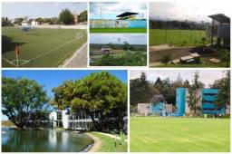 Estos son los Proyecto Gol que construyeron en Guatemala, Belice, El Salvador, Costa Rica y Panamá con el aporte de la FIFA. Los ticos presumen uno cinco estrellas.