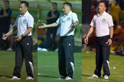 Jorge Pineda dice que su equipo buscó ganar en Olanchito, pero el rival no propuso nada en ofensiva. Fotos Javier Rosales