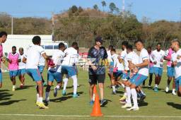 Olimpia tiene algunas ausencias para el partido ante Potros de Olancho FC. Foto: Andro Rodríguez.