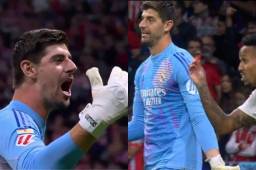 Courtois gritó el gol de Militao a los aficionados del Atlético y eso desató todo.