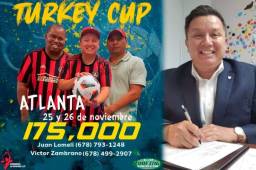 La Copa Turkey se realizará el 25 y 26 de noviembre en Atlanta y entregará un premio de 175 mil dólares.