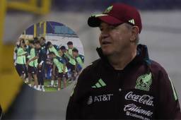 Javier Aguirre ya dio a conocer a los cuatro descartes para el partido ante Honduras en el estadio Morazán. Foto: Mauricio Ayala