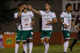 Joshua Nieto de penal abrió el marcador en El Progreso.