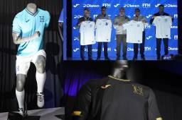 Honduras presentó sus cuatro uniformes para las eliminatorias rumbo al Mundial del 2026. FOTOS: Mauricio Ayala - Diario DIEZ