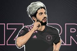 Así anunció hoy el Inter de Miami de manera oficial a Rodolfo Pizarro como su nuevo jugador.