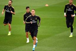 Eden Hazard lidera la convocatoria del Real Madrid para enfrentar al PSG. FOTO: AFP.