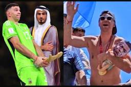 Dibu Martínez se ganó el repudio de varia gente por sus alocadas celebraciones tras la obtención del título mundial con Argentina.