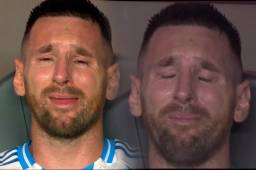 Messi lloró tras salir de cambio en el Argentina - Colombia por la final de Copa América.