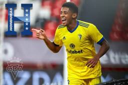 El delantero del Cádiz, Antony 'Choco' Lozano, es de los primeros legionarios convocados por Honduras para el amistoso de noviembre ante Guatemala.