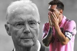 Franz Beckenbauer es una de las grandes leyendas del fútbol junto a Lionel Messi.