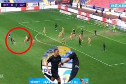 Así fue el golazo de Rigoberto Rivas en la Superliga de Turquía. Es su cuarta anotación.