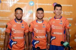 Carlos Róchez, Kevin Maradiaga y Erick Peña han sido presentados por la UPN.