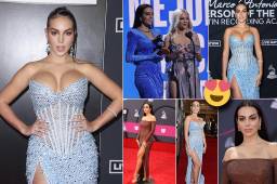 La preciosa modelo impactó con sus looks en la edición número 23 de los Premios Latin Grammy que se le entregaron a varios artistas en Las Vegas, Nevada.