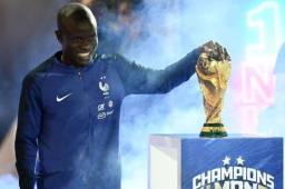 Kanté levantó la Copa del Mundo con Francia en el Mundial de Rusia 2018.