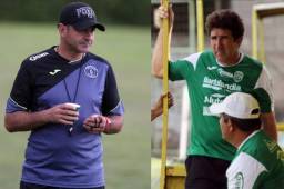 Diego Vazquez y Héctor Vargas se verán las caras el domingo en el clásico Motagua-Marathón en el Nacional. Foto DIEZ