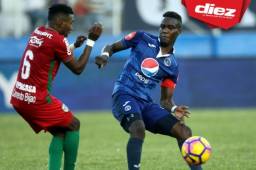 Rubilio Castillo es uno de los jugadores claves de Motagua por el gran momento que vive con sus goles.