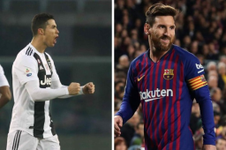 Cristiano es el máximo goleador en Italia y Messi en España.