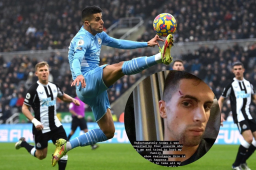 Joao Cancelo, lateral del Manchester City de Pep Guardiola, fue atacado por cuatro personas. “Así me dejaron la cara”, publicó el portugués.