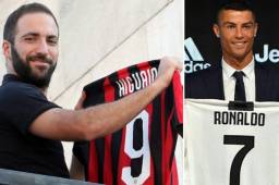 Tras la llegada de Cristiano Ronaldo, la Juventus decidió prescindir de los servicios de Higuaín.