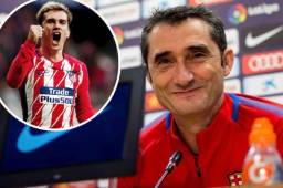 Valverde dijo que desconoce el interés del Barcelona en el fichaje de Griezmann.