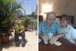 Chelato Uclés ha mostrado una gran evolución en su estado de salud. En este momento se recupera en un hotel capitalino con la atención de médicos y enfermeras.