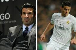 Luis Figo fue un jugador importante en el Real Madrid y destaca que James debe buscar su felicidad.