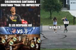 El Atlético de Madrid venció 2-0 a la Juventus en la ida de los octavos de final de la Champions League y los memes no se hicieron esperar.