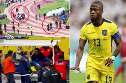 Enner Valencia había simulado unas molestias y se lo llevaron en camilla para huir de la Policía en 2016.