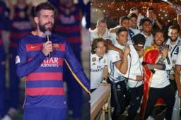 Piqué volvió a referirse a las ofensas que recibió por parte del Real Madrid.