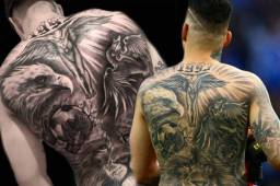 Ederson es un adicto a la tinta y en su cuerpo lleva más de 30 tatuajes de pies a cabeza.