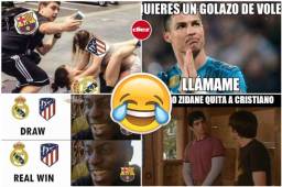 No vas a parar de reír con los divertidos memes que nos dejó el empate del Real Madrid contra el Atlético en el Bernabéu.