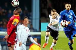 Muchos goles dejó la jornada de este domingo en la eliminatoria de Europa.