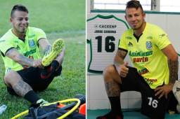 El volante Jorge Cardona estuvo a punto de abandonar el fútbol en 2014 tras resultar positivo doping por marihuana. Hoy es uno de los motores del Platense que sueña con el título. Foto Delmer Martínez