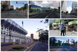 El Gobierno de Honduras confirmó seis casos positivos de coronavirus en San Pedro Sula y decretó toque de queda absoluto. Así lucen las calles de la Ciudad Industrial.