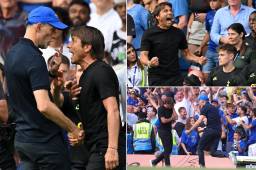 Video: fuerte encontronazo entre Conte y Tuchel en el empate del Tottenham ante Chelsea en el último minuto