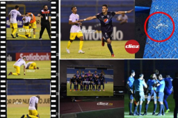 El equipo Azul logró su clasificación a los cuartos de final de la Liga Concacaf tras empatar (1-1) en en el estadio Olímpico contra el Managua FC. Aquí te dejamos algunas imágenes de ese partido. FOTOS: Edwin Romero y Yoseph Amaya.