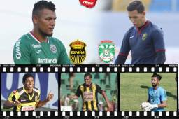 Marathón tiene en sus filas a cinco jugadores que pasaron por el Real España, los 'aurinegros' solo tienen a un ex 'verdolaga'.