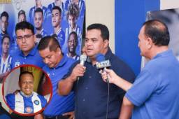 El presidente de Victoria Javier Cruz durante una de sus presentaciones en el inicio del torneo. Foto: Cortesía